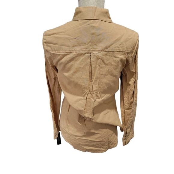 New IMNYC Tan Button Down S - Picture 4 of 5